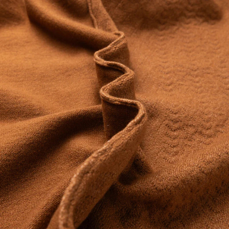 Gravenwald Torino Textured Knit Polo Sweater - Soft, Comfortable, Elegant