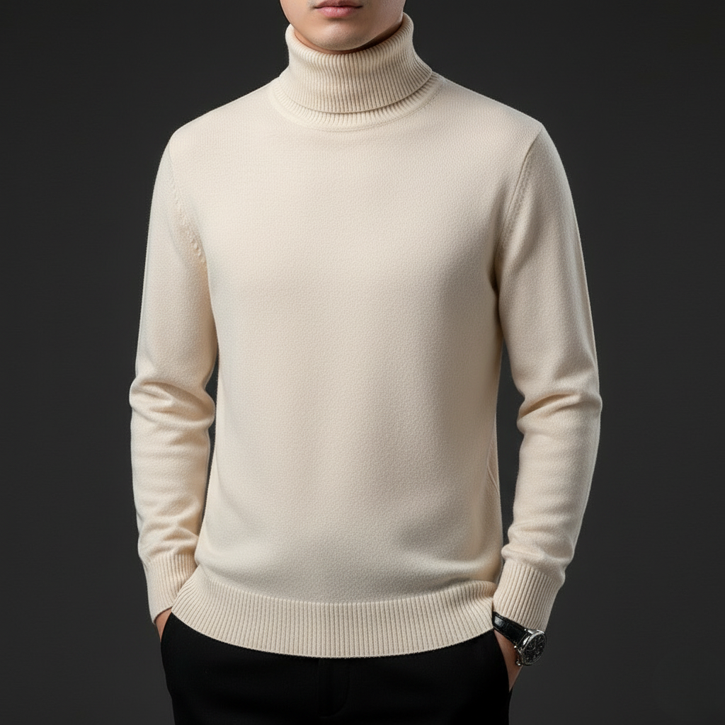 Men's Gravenwald Anti-Pilling Turtleneck Sweater Classic Fit Soft-Touch Knit
