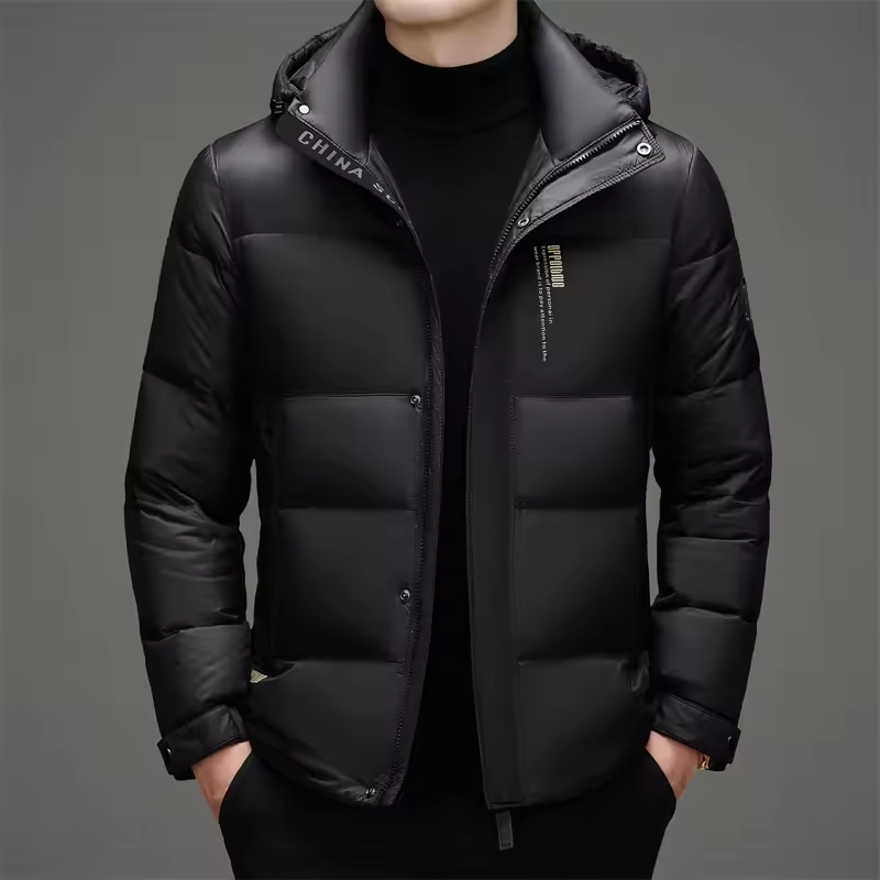 Vance Puffer Jacket: Ultimate Lightweight Duck Down Warmth, Water-Repellent, Detachable Hood