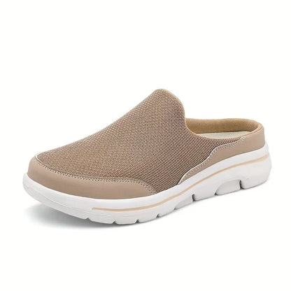 Dexter Breathable Mesh Slip-On Mules: Cushioned Lightweight Comfort Footwear