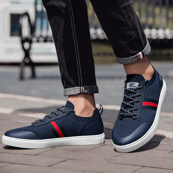 Gravenwald Daven Men's Premium Knit Sneakers - Breathable Comfort & Flexible Style