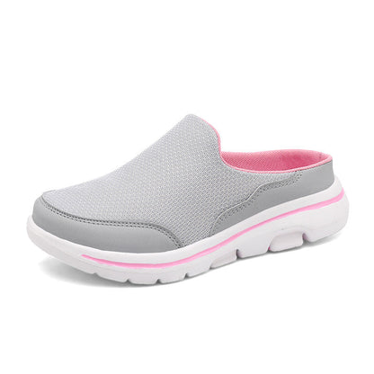 Dexter Breathable Mesh Slip-On Mules: Cushioned Lightweight Comfort Footwear