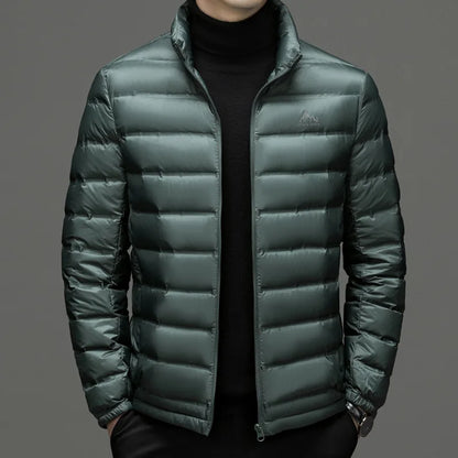 Premium Aether Goose Down Jacket for Men, Ultra-Light, Warm, Quilted Design