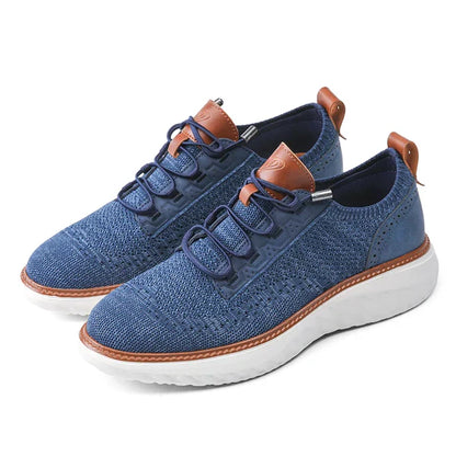 Darell Men's Premium Breathable Knit Mesh Sneakers with Sculpted Comfort Sole