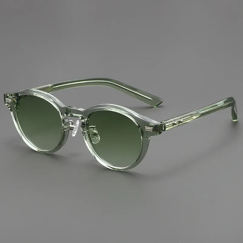 Gravenwald Quinn Ellipse Frame Sunglasses: UV Protected, Lightweight, Rivet Detail