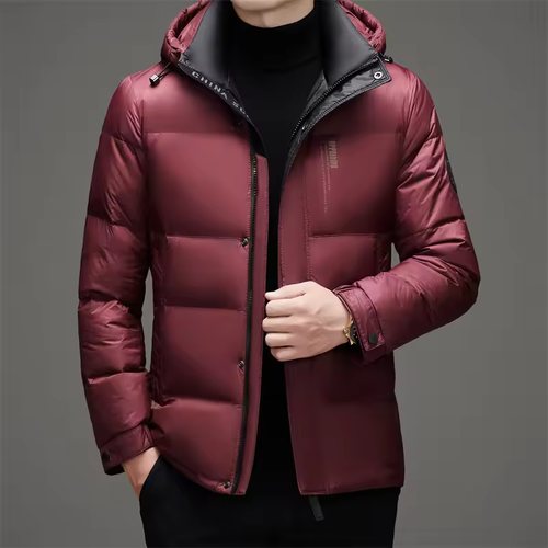 Vance Puffer Jacket: Ultimate Lightweight Duck Down Warmth, Water-Repellent, Detachable Hood