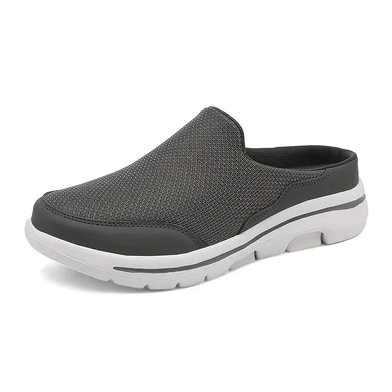 Dexter Breathable Mesh Slip-On Mules: Cushioned Lightweight Comfort Footwear