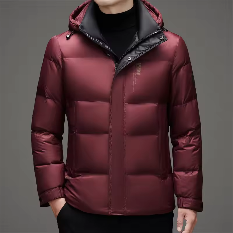 Vance Puffer Jacket: Ultimate Lightweight Duck Down Warmth, Water-Repellent, Detachable Hood